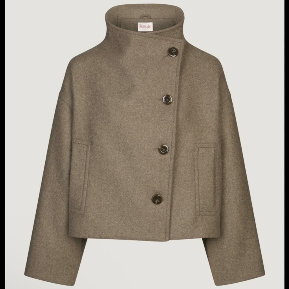 Rouje Tan Cape Jacket - Picture 2 of 6